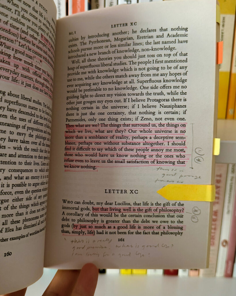 A passage from Letters from a Stoic by Seneca